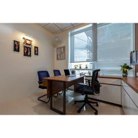 Mesa de Trabajo Moderna para Oficina en Casa con Cajones, Escritorio de Madera Maciza Ecológico, Diseño Modular