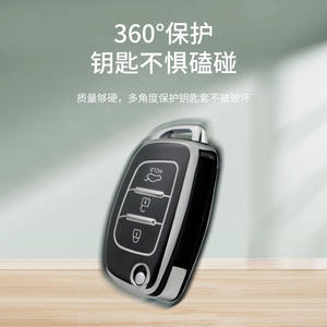 Étui de protection pour clé de voiture pliable en TPU souple de qualité supérieure pour Toyota SIENNA Granvia Highlander Alphard CROWN Land Cruiser Camry - Product Image 6