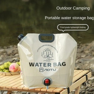 8L Portable Water Bag <b>Folding</b> <b>Bucket</b> Water Container Jug Bottle Pouch Outdoor Travel Camping with Handle Camping Supplies - Product Image 6