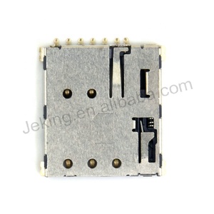Jeking C036 Nano-<span class=keywords><strong>SIM</strong></span> chủ thẻ đẩy-đẩy loại 7pin Mini <span class=keywords><strong>Sim</strong></span> Thẻ Ổ cắm nano <span class=keywords><strong>Sim</strong></span> thẻ kết nối - Product Image 5