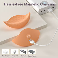 All-Inclusive Latex-Patch APP Fernbedienung Brustmassagegerät für Weibliche Bruststimulation Vibrator 9 Vibrationsmodi USB