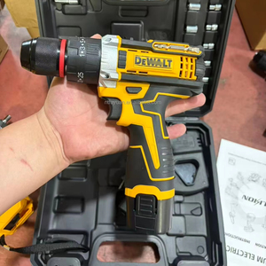Perceuse sans fil 12V, vitesse réglable, livrée avec un ensemble d'outils de 24 pièces, mandrin métallique, kit d'outils professionnels industriels OEM - Product Image 1