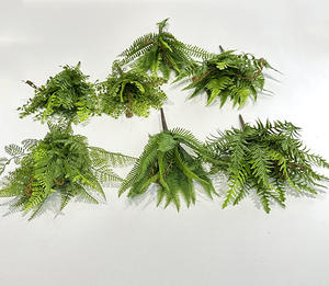 Nouvelles feuilles artificielles de fougère verte persane, plante verte artificielle, herbe artificielle, feuilles de fougère en plastique - Product Image 6