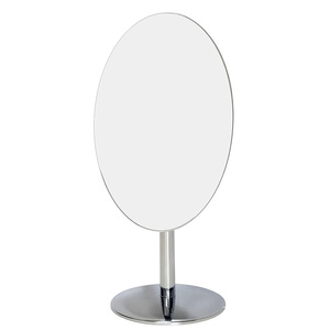 Large Oval Decorative Table Mirror With Metal Frame For Vanity And Home Interior Styling - Product Image 2