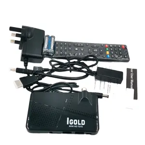 全高清老虎卫星电视接收器，带碟形电视高清接收器价格，DVB S2机顶盒和4k卫星接收器