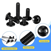 Tornillo de máquina de cabeza Phillips de acero al carbono grado 4.8 M2 M3 M4 M5 para conexión de carcasas de instrumentos