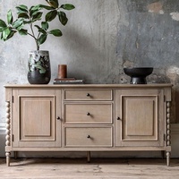 Armoire de rangement en bois haut de gamme de style oriental avec tiroir multifonction durable et décoratif en relief