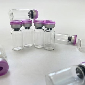 Vial de Vidrio Transparente Moldeado por Inyección para Infusión Médica, Tamaños de 5ml a 100ml, con Tapón de Goma, Sellado, Impresión de Logotipo Personalizado - Product Image 1