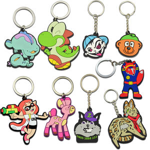 Faça seu próprio chaveiro de plástico macio 2d 3d atacado chaveiro da promoção da borracha do <span class=keywords><strong>pvc</strong></span> - Product Image 6