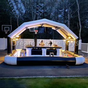 Bar Inflable de PVC para Exteriores, Bar Inflable para Fiestas en la Piscina, <span class=keywords><strong>Pub</strong></span> Inflable con Piscina, Carpa Inflable con Asientos - Product Image 2