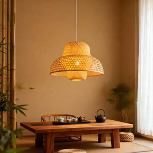 Hot Selling <strong>Bamboo</strong> Woven Pendant <strong>Light</strong> Restaurant Pendant <strong>Light</strong> E27 Pendant Lamp Decor Restaurant Dining Room LED <strong>Bamboo</strong> <strong>Light</strong> - Product Image 1