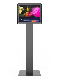 Soporte de Suelo con Carga y Publicidad en Video Y2Power IZA de 21.5 Pulgadas para Hoteles, Centros Comerciales, Aeropuertos, Restaurantes, Vestíbulos y Máquinas Expendedoras - Product Image 1