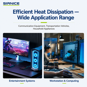Pâte thermique industrielle en silicone SIRNICE en <span class=keywords><strong>vrac</strong></span> pour dissipateur thermique, composé conducteur thermique 3.0 W/m.K, température de fonctionnement -50~200°C - Product Image 5