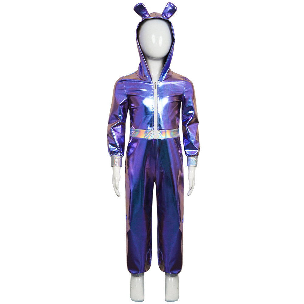 traje de rana-azul