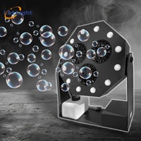 LM Factory Machine à bulles professionnelle Télécommande/DMX Lumière LED DJ Stage FestivaI Activity Wedding Party Bubble Machine
