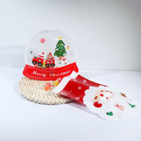 Sacs d'emballage cadeau de noël, pochette debout