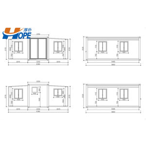 <span class=keywords><strong>Casa</strong></span> Prefabricada Portátil de 40 Pies o 20 Pies, Fácil de Construir, Expandible, con 2, 3, 4 o 5 Dormitorios - Product Image 4