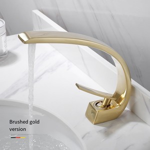 Modern Chrome Brass Single-Handle Deck-Mounted Hall Basin Ceramic Core <strong>Hot</strong>/Cold Water <strong>Metered</strong> <strong>Flow</strong> Single-Hole Installation - Product Image 5