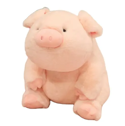 CE/ASTM OEM Wholesale Chubby Pig Plush Toys Customized Stuffed Piggy Keychain Decoration 2023 Trending Toys For Children