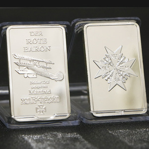Regalos de recuerdo de la Primera Guerra Mundial alemana: Barra de la Orden Pour Le Mérite, barra plateada Der Rote <span class=keywords><strong>Baron</strong></span> - Product Image 5