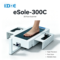Scanner 3D plantaire pour l'analyse de la voûte plantaire, équipement de haute précision, acquisition rapide des données, garantie 1 an pour les usines de semelles orthopédiques