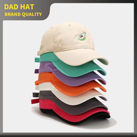Gorra de Béisbol Personalizada OEM de Alta Calidad, 6 Paneles, 100% Algodón, con Logotipo Bordado, Estilo Casual para Hombre, Ajustable
