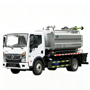 Camion d'aspiration des eaux usées sous vide de 10 mètres cubes, camion-citerne d'aspiration des eaux usées de 10 000 litres, camion d'aspiration des déchets municipaux de 8 tonnes - Product Image 1