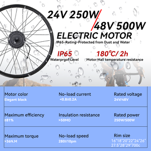 24v36v48v 250W 500W 350W Ebike chuyển đổi Kit với không thấm nước <span class=keywords><strong>CE</strong></span> chứng nhận phía trước ổ đĩa phía sau trung tâm động cơ pin lithium cho MTB - Product Image 3