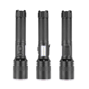 Xhp70 30W LED + 12 * COB Đèn Pin siêu dài phạm vi cao Lumen có thể điều chỉnh tập trung đèn flash đèn pin USB sạc ngoài trời - Product Image 6