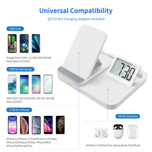 เครื่องชาร์จไร้สาย 3 in 1 ขาตั้งชาร์จเร็ว 15W สําหรับ <span class=keywords><strong>iPhone</strong></span> <span class=keywords><strong>11</strong></span> XS XR X 8 - Product Image 5
