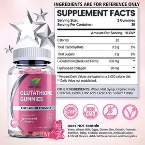 Caramelo Suave de l-glutatión Natural personalizado de fábrica para hombres y mujeres, con biotina, Zinc, vitamina C y E, para el crecimiento del cabello antienvejecimiento - Product Image 5