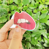 Etiquetas de Diseño Personalizadas para Empresas, Etiqueta Adhesiva Impermeable con Logotipo de Dibujos Animados, Impresión de Etiquetas Adhesivas, Vinilo Holográfico, Hoja de Etiquetas Adhesivas con Corte Personalizado
