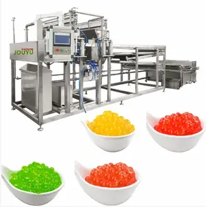 full automatic chocolate red beans Oatmeal popping Pearls depositing making machine popping boba production line
