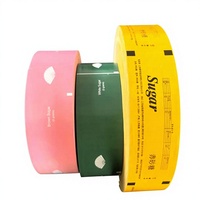 Vente directe d'usine, papier d'emballage alimentaire jetable en rouleau, revêtement PE vierge, design personnalisé, échantillon gratuit