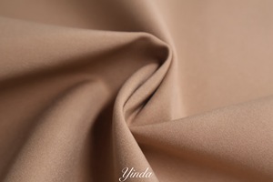 Ткань двухслойная, однотонная, 205 г/м², из хлопка и полиэстера, эластичная, дышащая, экологичная, для брюк, от производителя - Product Image 3