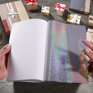 Film de plastification auto-adhésif A4 PET de haute qualité, transparent souple, effet sable fin, holographique, pour cadres photo, brillant, qualité alimentaire, 150m - Product Image 2