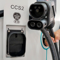 Chargeur DC pour véhicules électriques OEM 80kW 120kW 160kW 200kW CE OCPP Commercial GBT CCS CHAdeMO Station de recharge rapide DC pour véhicules électriques