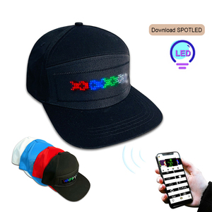 หมวกแก๊ป LED สั่งทำพิเศษ หมวกเบสบอลแสดงผลแบบเลื่อนได้ หมวก Snapback สั่งทำข้อความได้ สำหรับของขวัญส่งเสริมการขายในงานอีเว้นท์ - Product Image 6