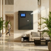 Diffuseur d'arômes professionnel en métal pour hall d'hôtel 2026, machine de diffusion d'huiles essentielles OEM personnalisée, connectable au système CVC, diffuseur naturel de parfum