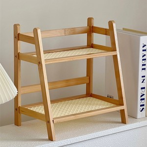 Étagère de rangement de bureau de style échelle, multifonctionnelle, porte-épices et porte-tasses, type sur pied, sans perçage requis - Product Image 1
