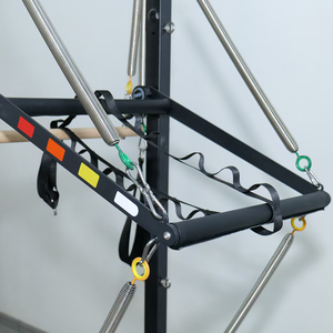 <span class=keywords><strong>360</strong></span> °   Reformer de Pilates Comercial con Torre, Carro Giratorio, Aluminio Negro - Product Image 6