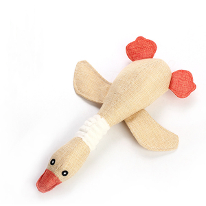 リネンきしむ犬の噛むおもちゃ安全で健全なペットのきしむおもちゃ - Product Image 2