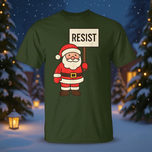 T-shirt unisexe pour adulte avec motif de Noël du Père Noël - Product Image 3