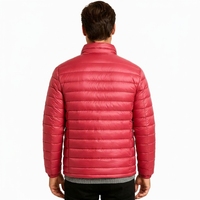 Veste matelassée légère et pliable pour homme AQTQ, manteau d'hiver isolé, imperméable, chaud, matelassé, pour les voyages