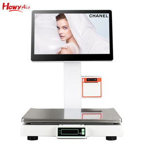 POS tout en un <span class=keywords><strong>PC</strong></span> 15.6 pouces écran tactile moniteur POS caisse enregistreuse imprimante Terminal balance électronique - Product Image 2