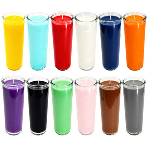 Etiquetas Privadas al por Mayor, Velas Votivas Blancas, Rojas y Negras, Religiosas, de Santería, Espirituales, para Oración de 7 Días y 7 Noches - Product Image 4