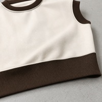 Débardeur Homme en Coton Épais, Polaire Brossée, Effet Délavé, Style Streetwear Personnalisé