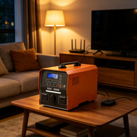 Estación de Energía Portátil de Alta Calidad para Exteriores, Panel Solar, Batería de Alto Voltaje y Convertidor USB-C, Cargador con Interruptor USB