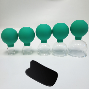 Juego de terapia de ventosas de cristal chino tradicional de alta calidad, diferentes tamaños para masaje corporal y ventosas faciales, incluye martillo - Product Image 4