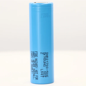 21700 5000mAh hình trụ <span class=keywords><strong>Lithium</strong></span> ion có thể sạc lại pin 50e 50S/50g/50e/58E/45t/40t Mô hình 800 Chu kỳ <span class=keywords><strong>1</strong></span> năm bảo hành - Product Image 1